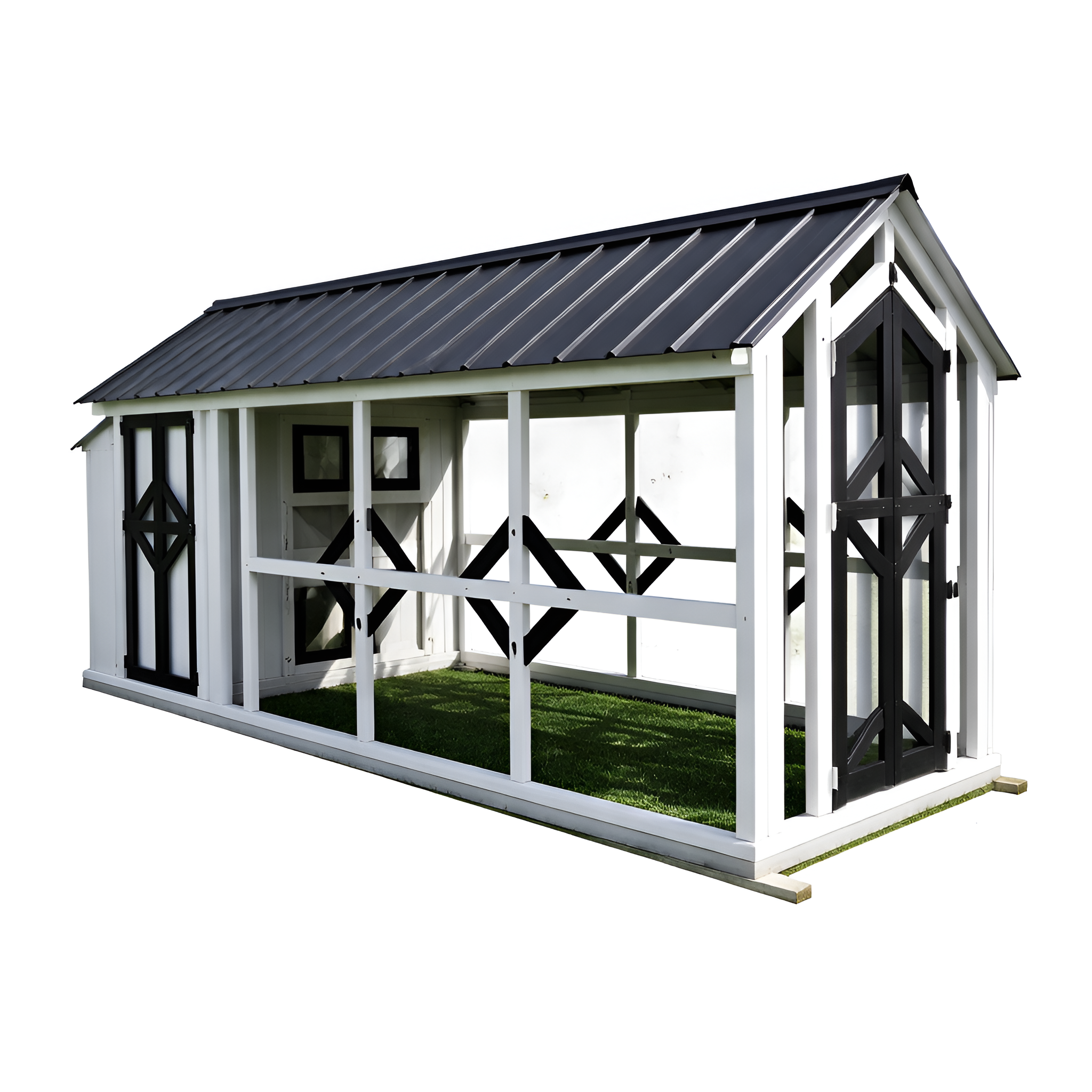 HeritageRoost Manor Luxe Walk-In Chicken Coop