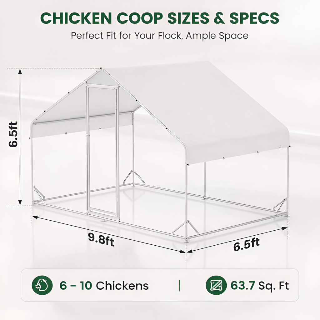 ApexHen Guardian Pro Walk-In Chicken Coop